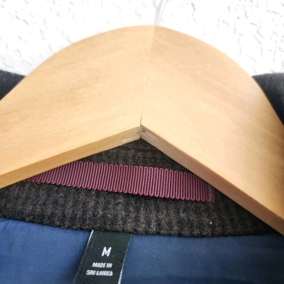 Bonobos Men's The Italian Wool Houndstooth Car Button Up Coat Size M - Picture 13 of 13